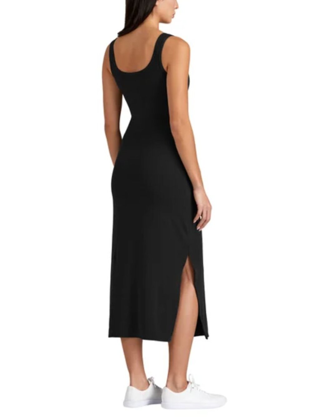 Frank and Oak Ribbed Knit Tank Dress - Black - NEW - Picture 5 of 10